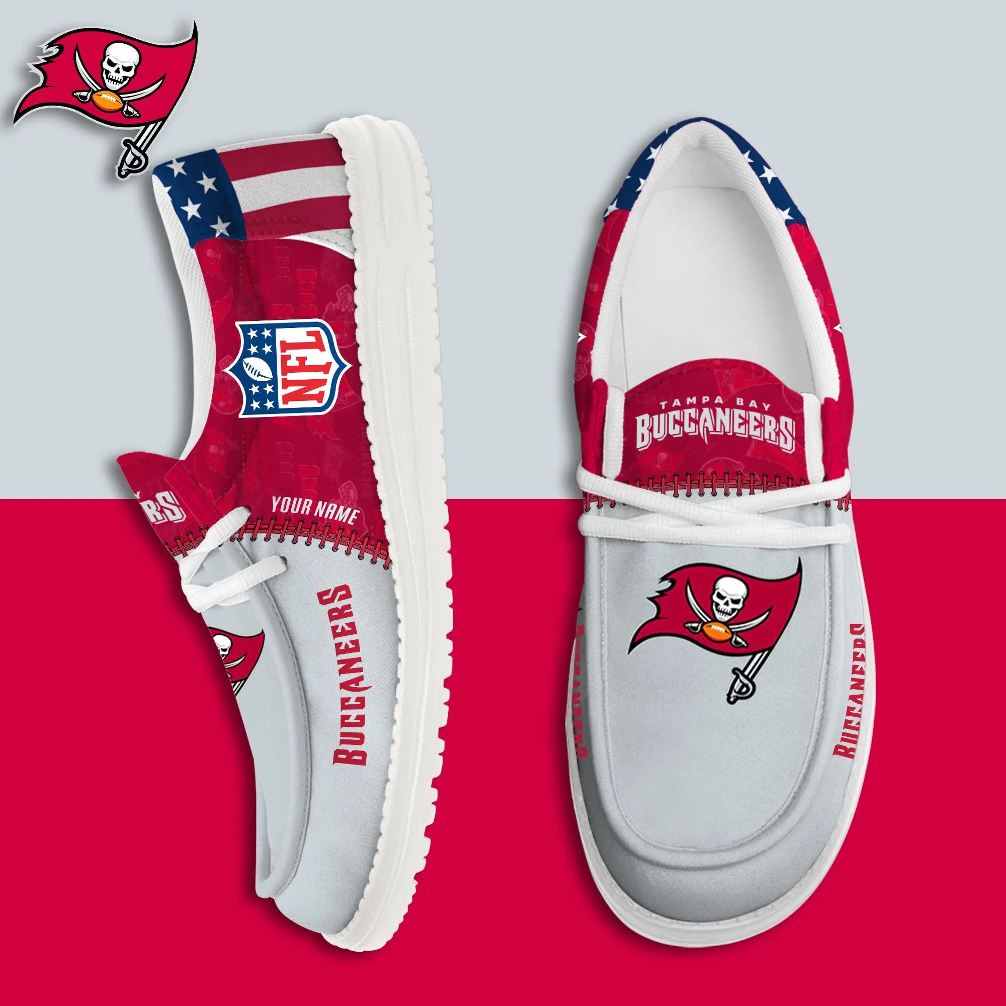 Tampa Bay Buccaneers Lace Up Loafers 2026