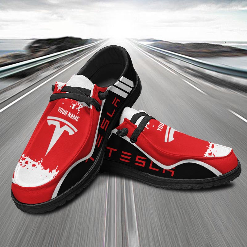 Teslas Lace Up Loafers 2026