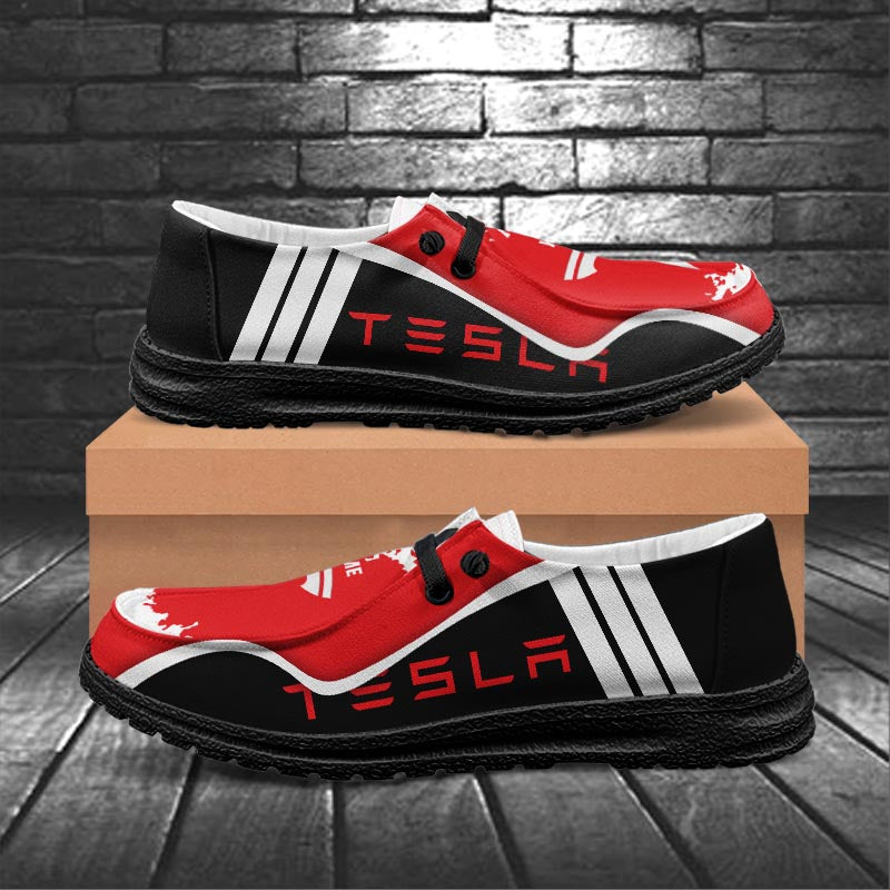 Teslas Lace Up Loafers 2026