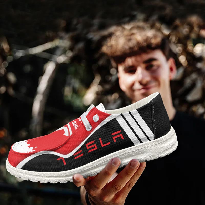 Teslas Lace Up Loafers 2026