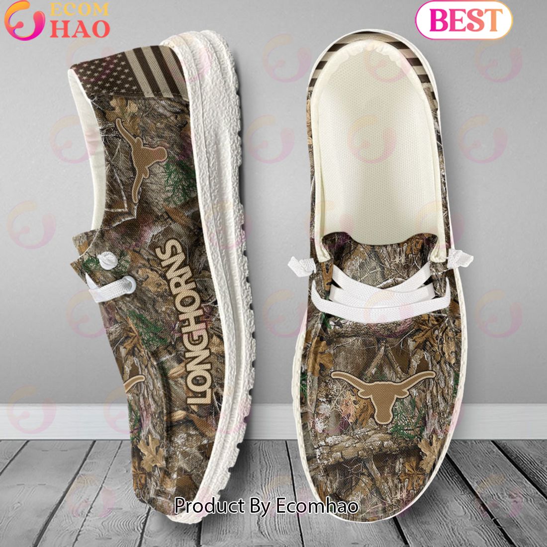Texas Longhorns Lace Up Loafers 2026