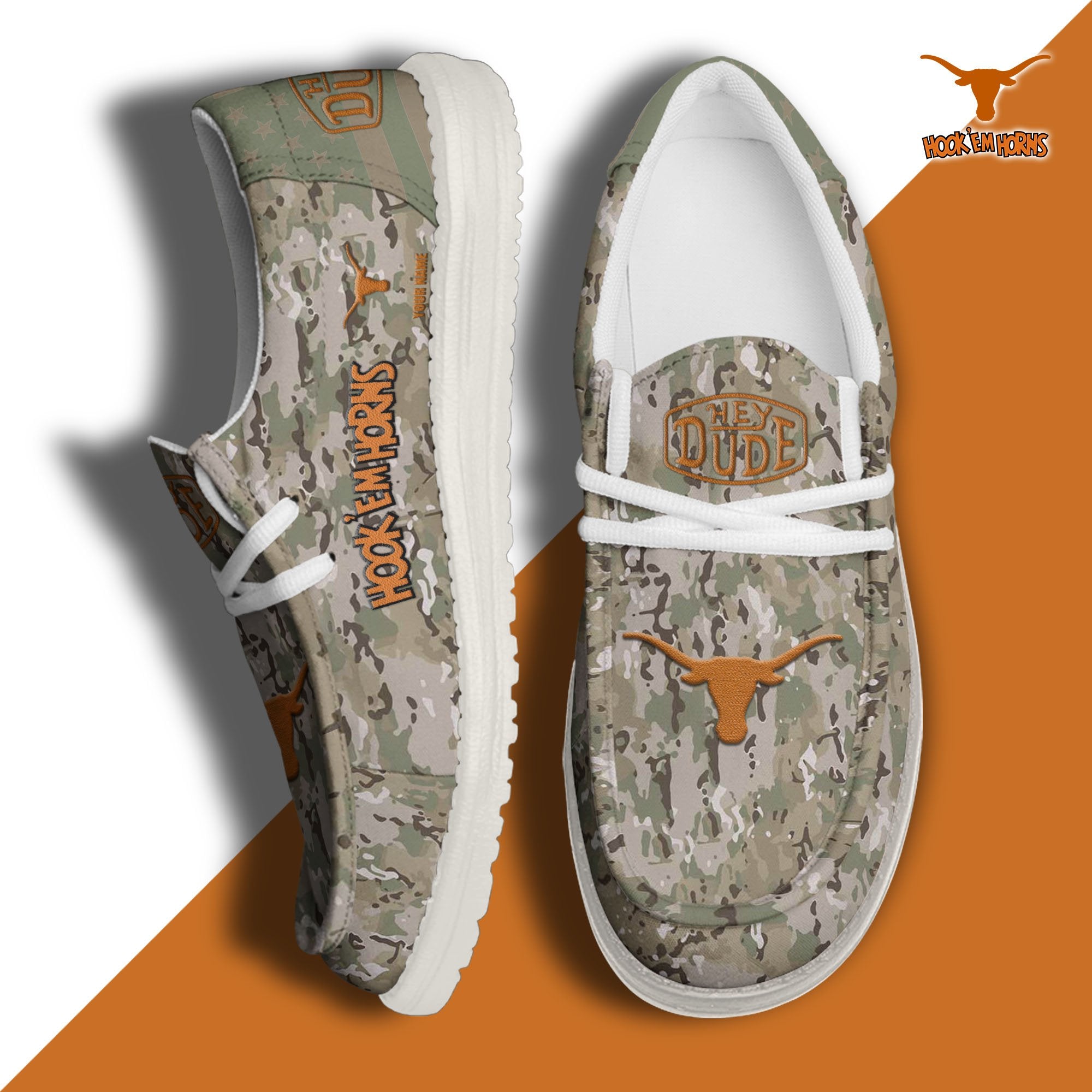 Texas Longhorns Lace Up Loafers 2026