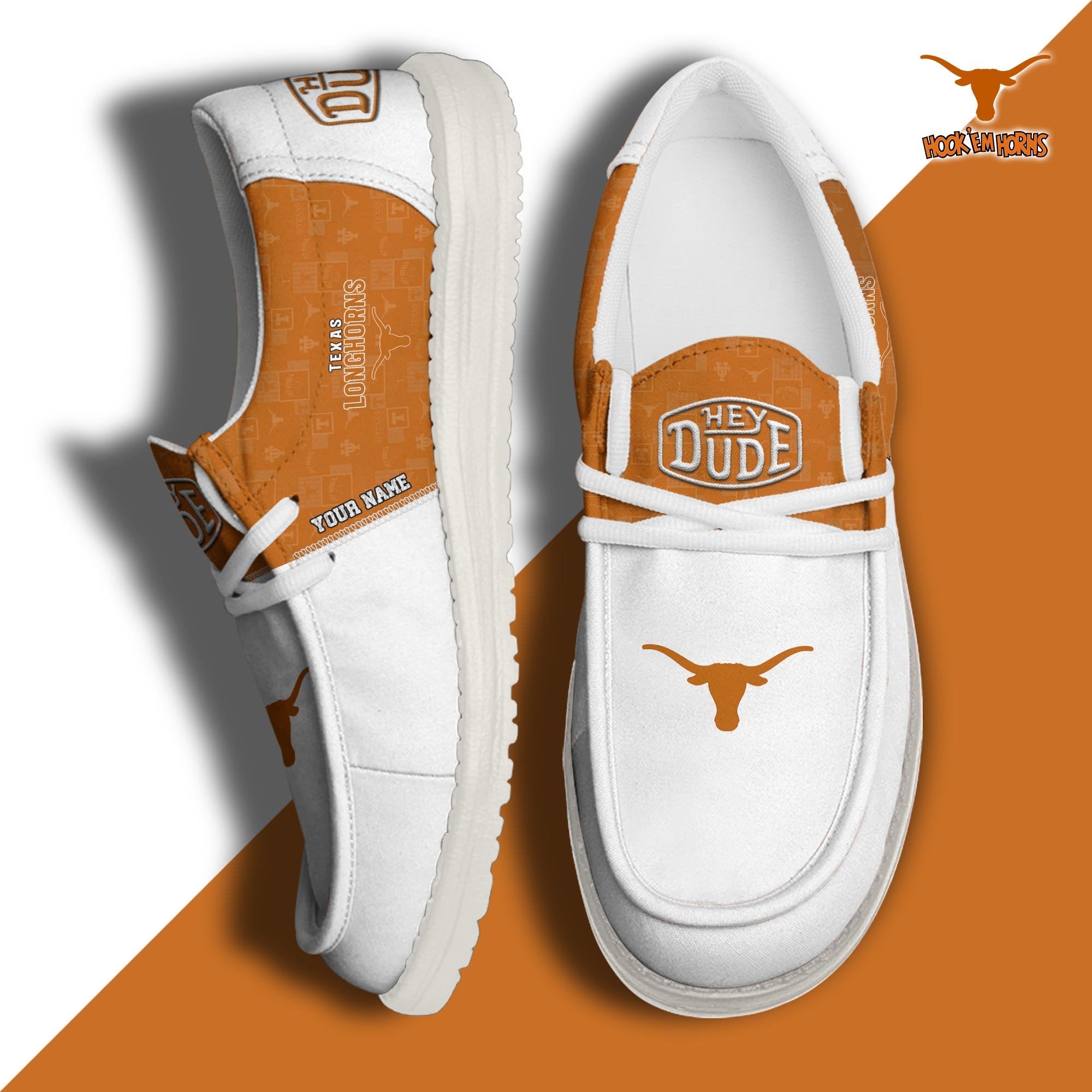 Texas Longhorns Lace Up Loafers 2026