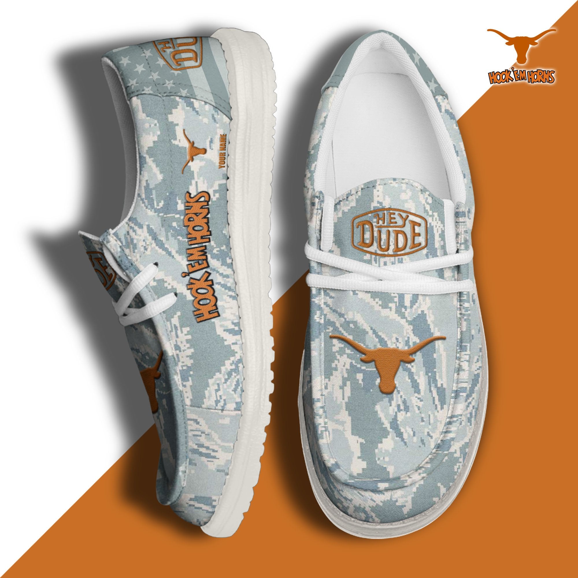 Texas Longhorns Lace Up Loafers 2026