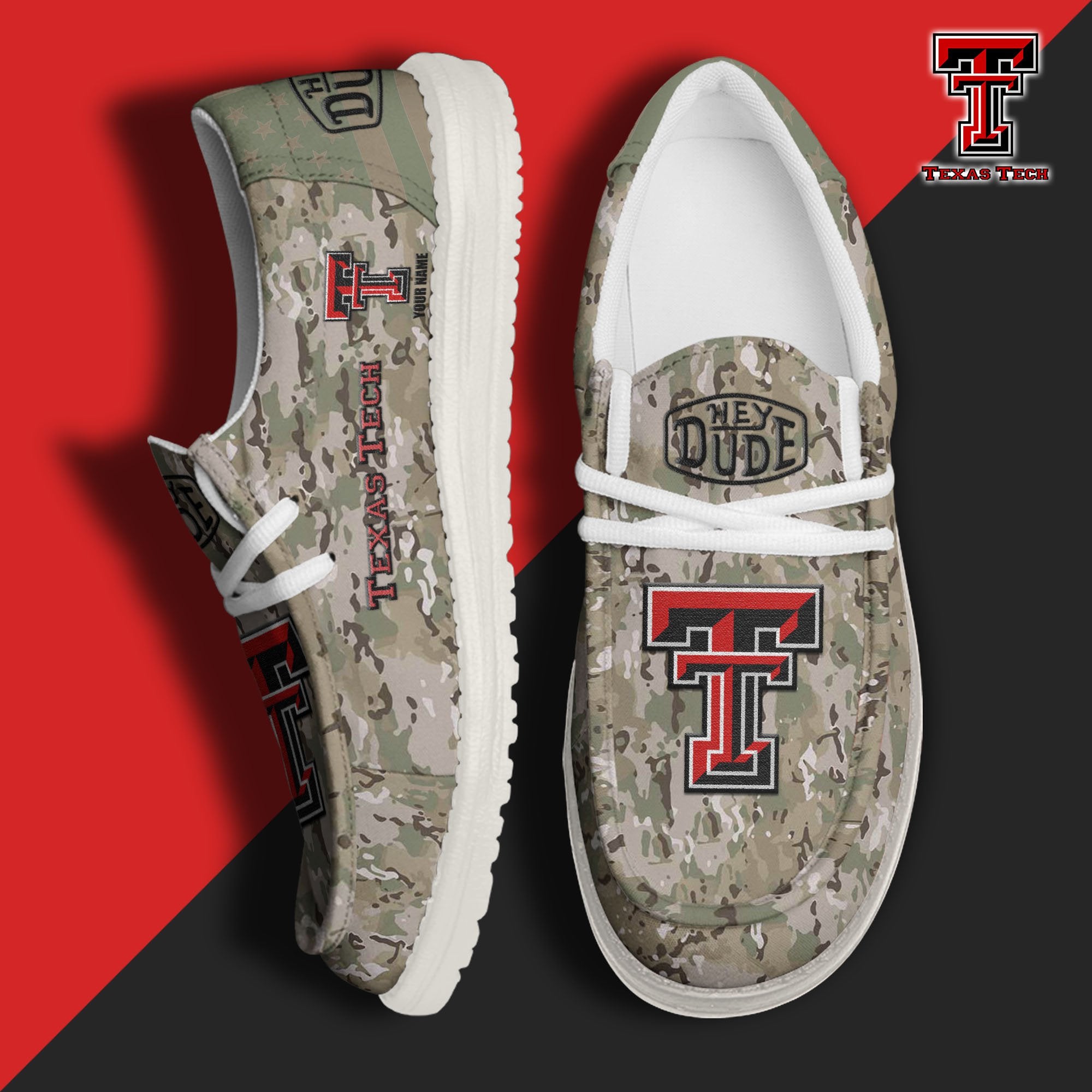 Texas Tech Red Raiders Lace Up Loafers 2026