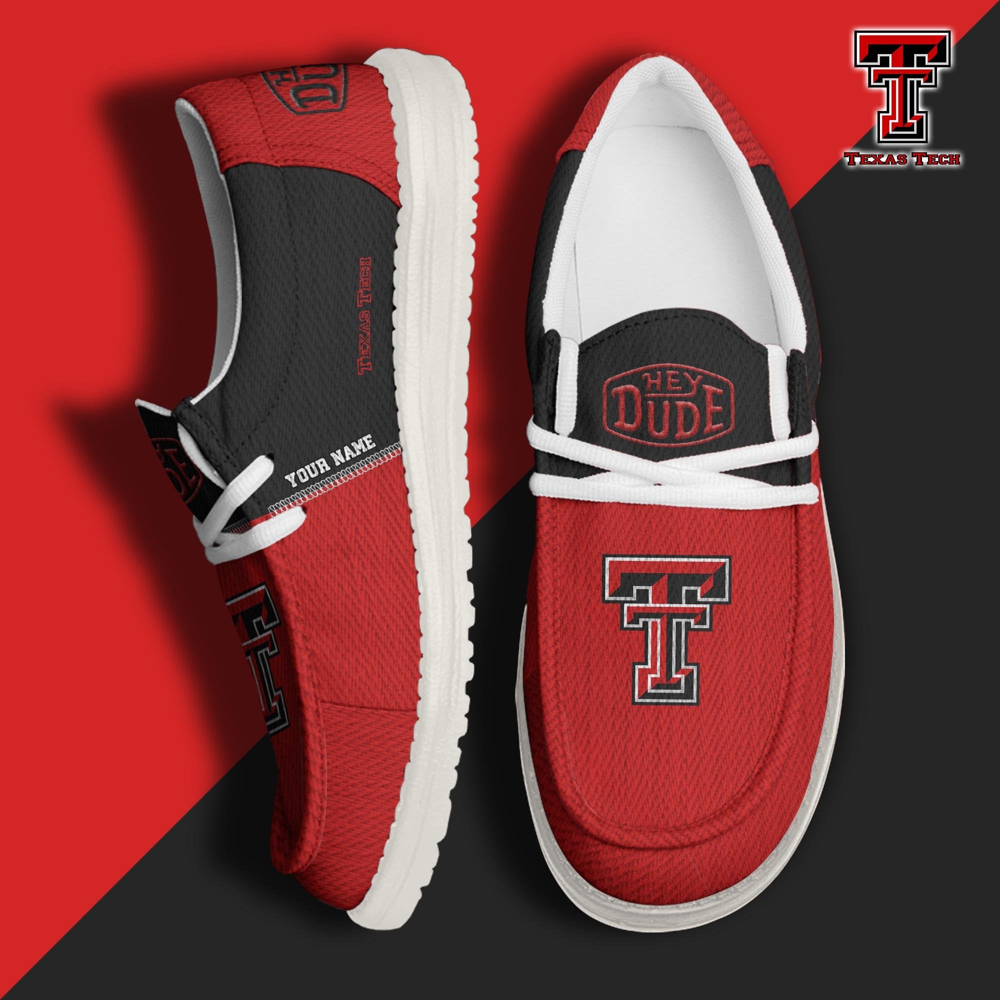 Texas Tech Red Raiders Lace Up Loafers 2026