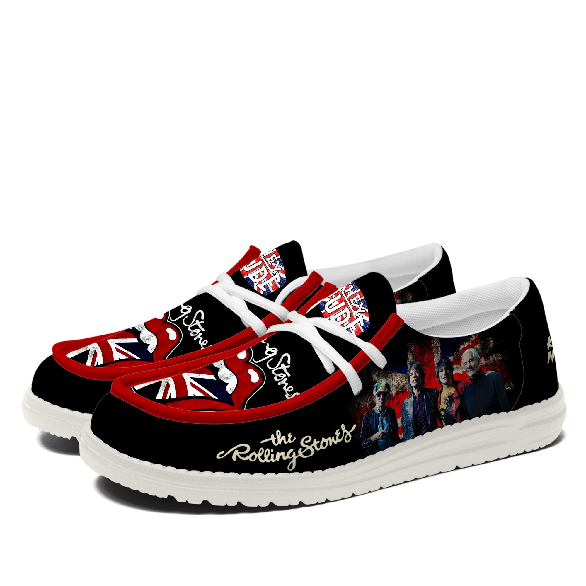 The Rolling Stones Lace Up Loafers 2026