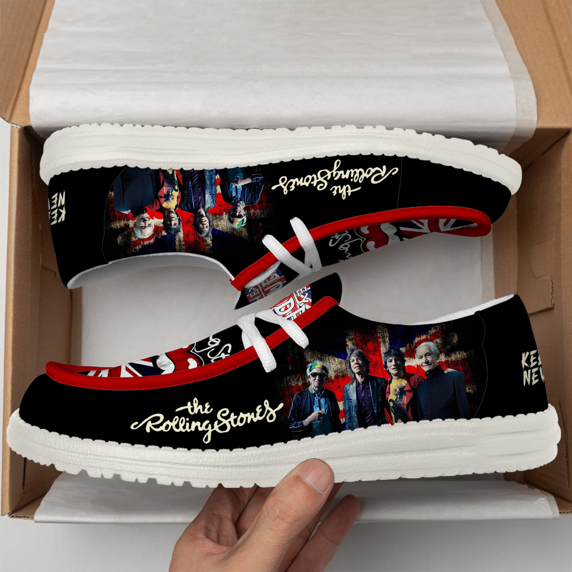 The Rolling Stones Lace Up Loafers 2026