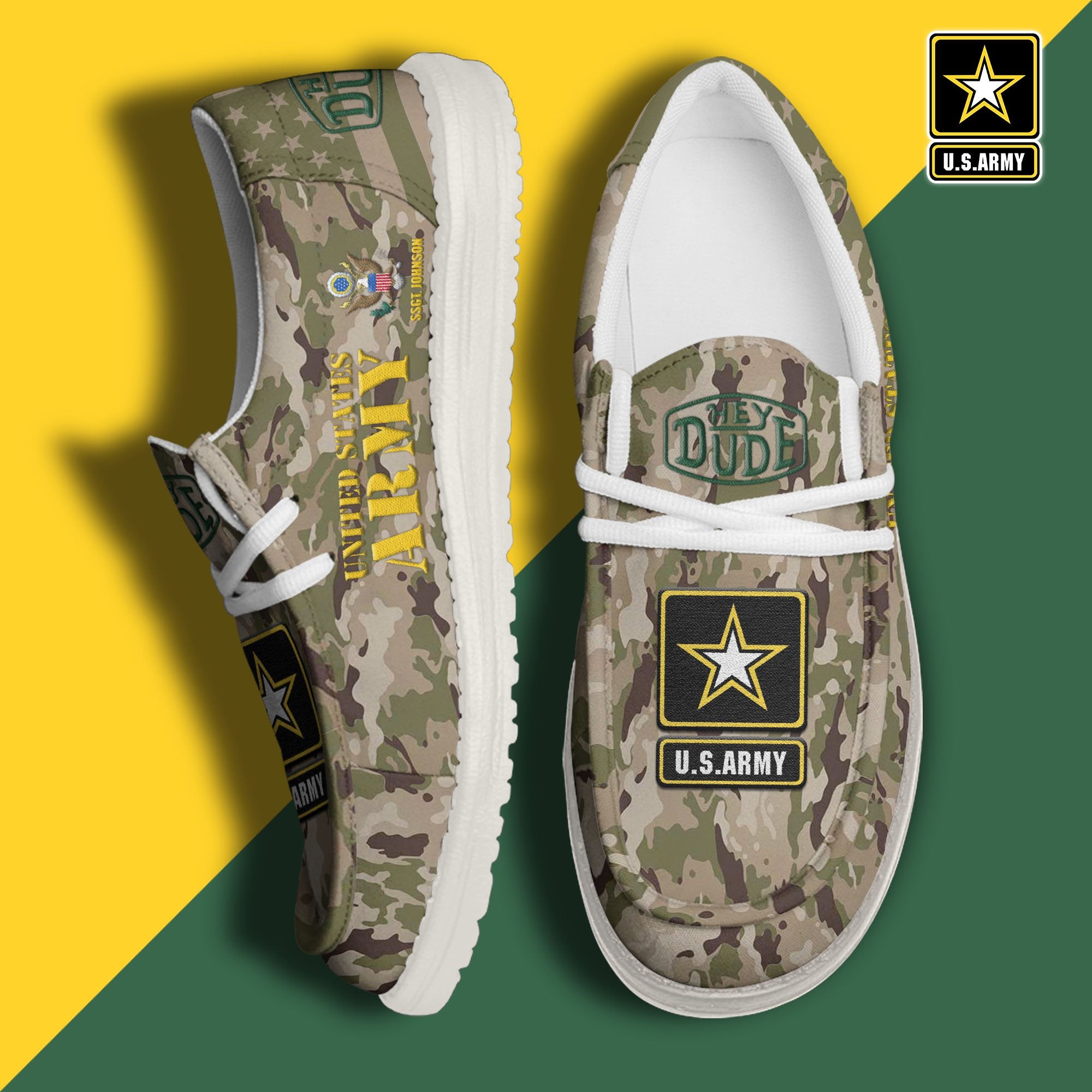 U.S. Army Lace Up Loafers 2026