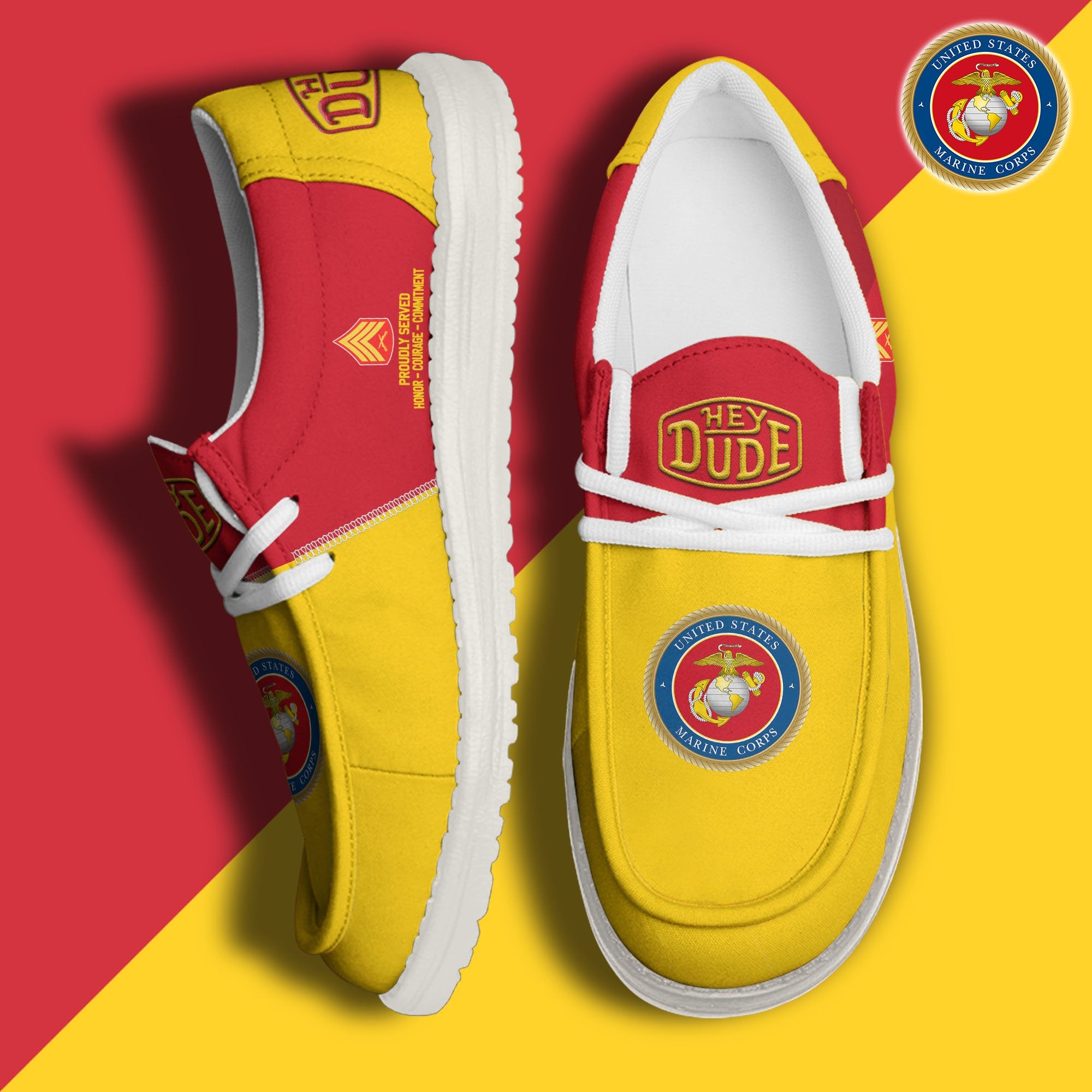 U.S. Marine Corps Lace Up Loafers 2026