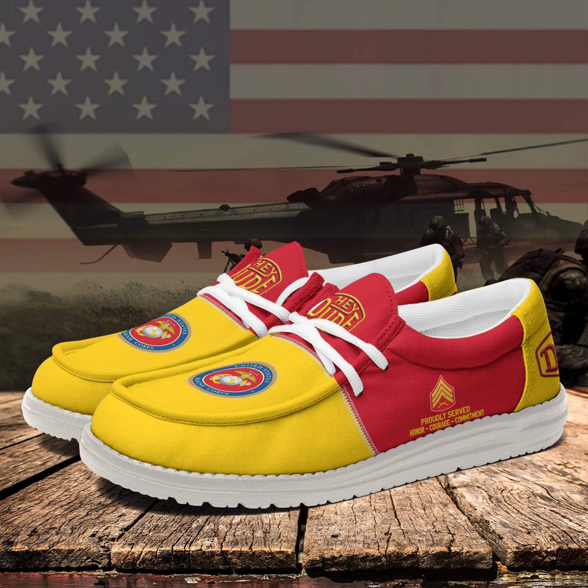 U.S. Marine Corps Lace Up Loafers 2026