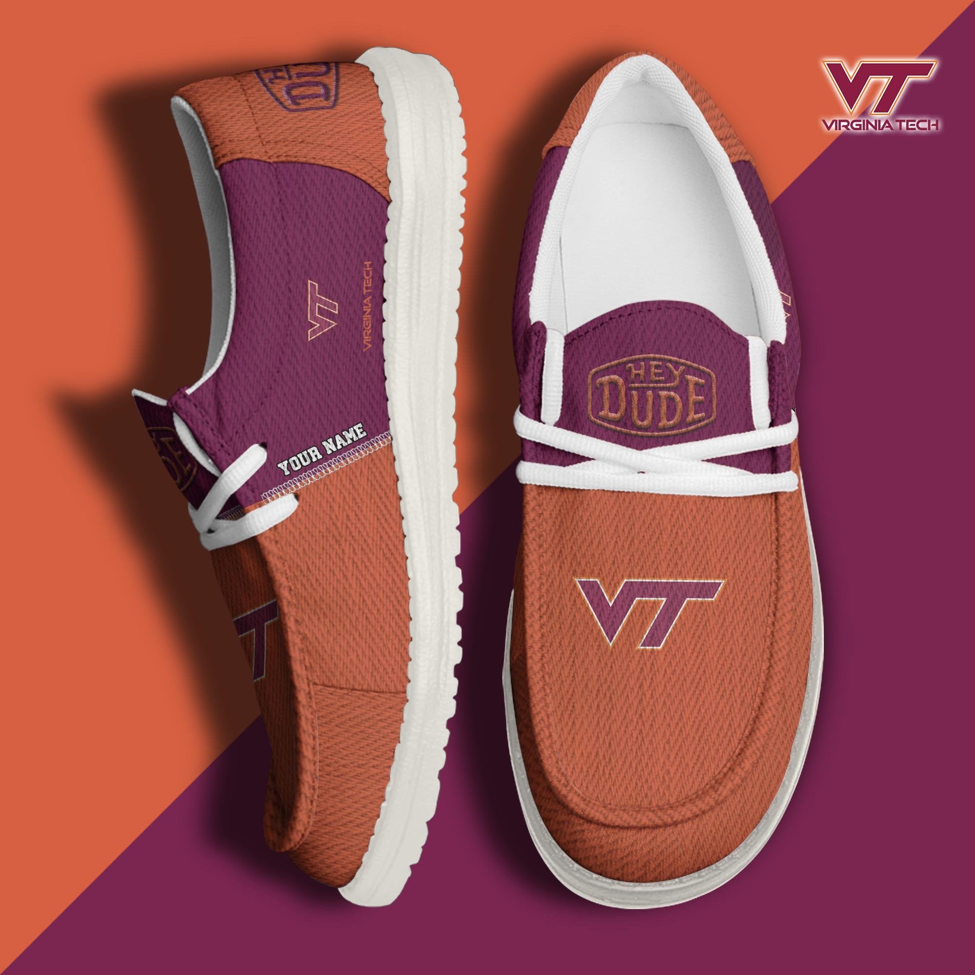 Virginia Tech Hokies Lace Up Loafers 2026