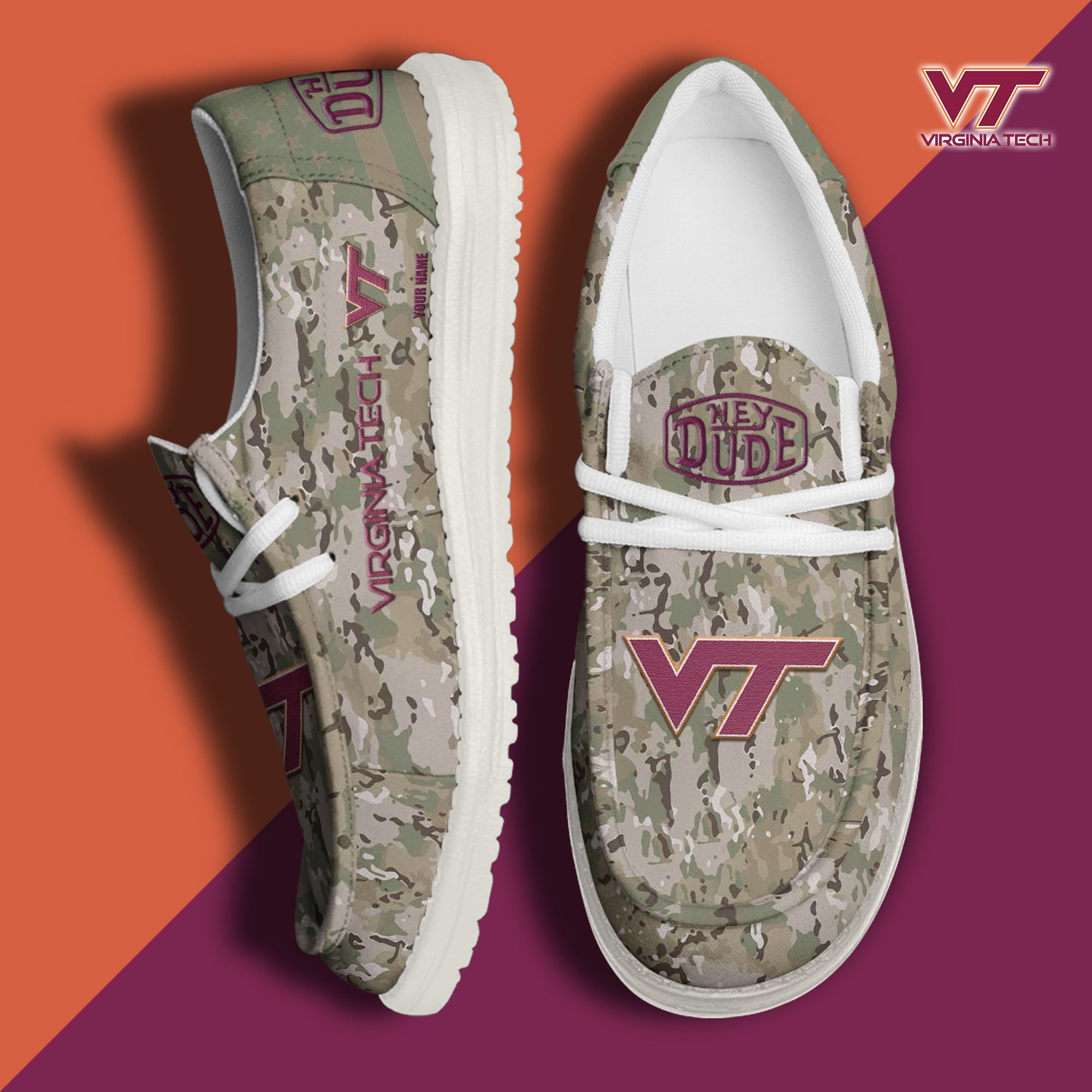 Virginia Tech Hokies Lace Up Loafers 2026