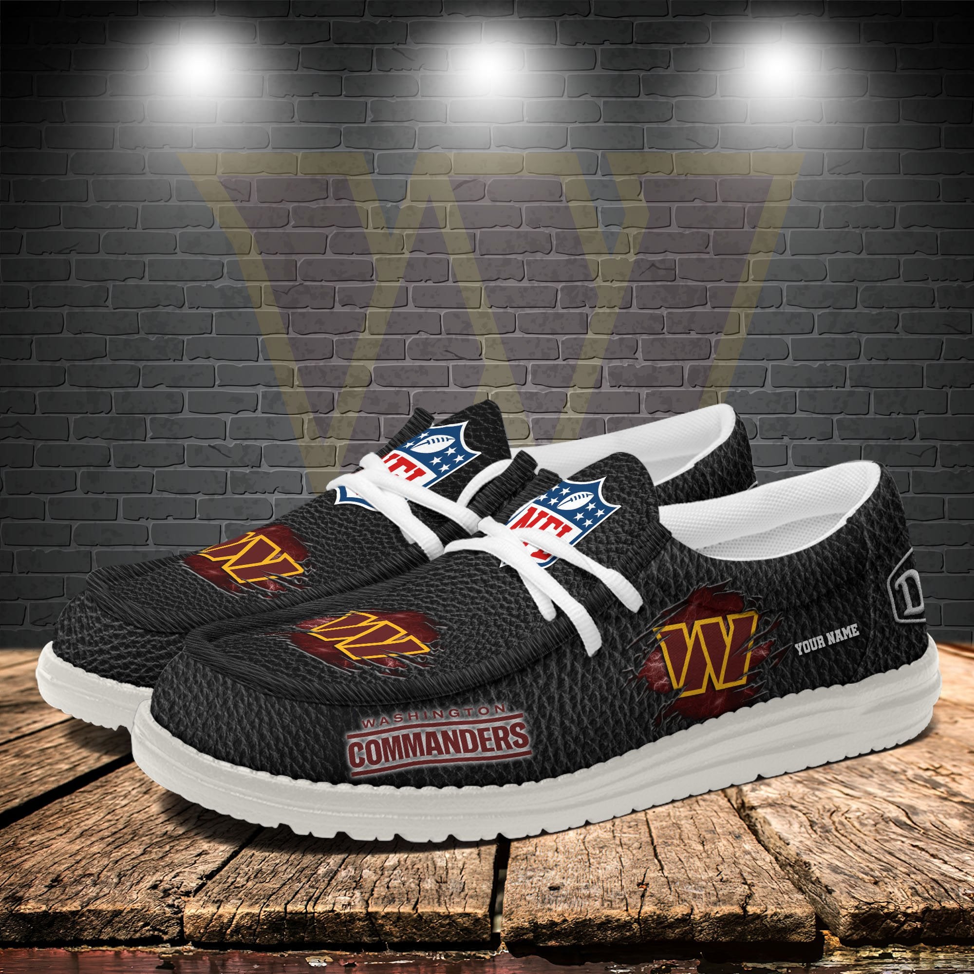 Washington Commanders Lace Up Loafers 2026