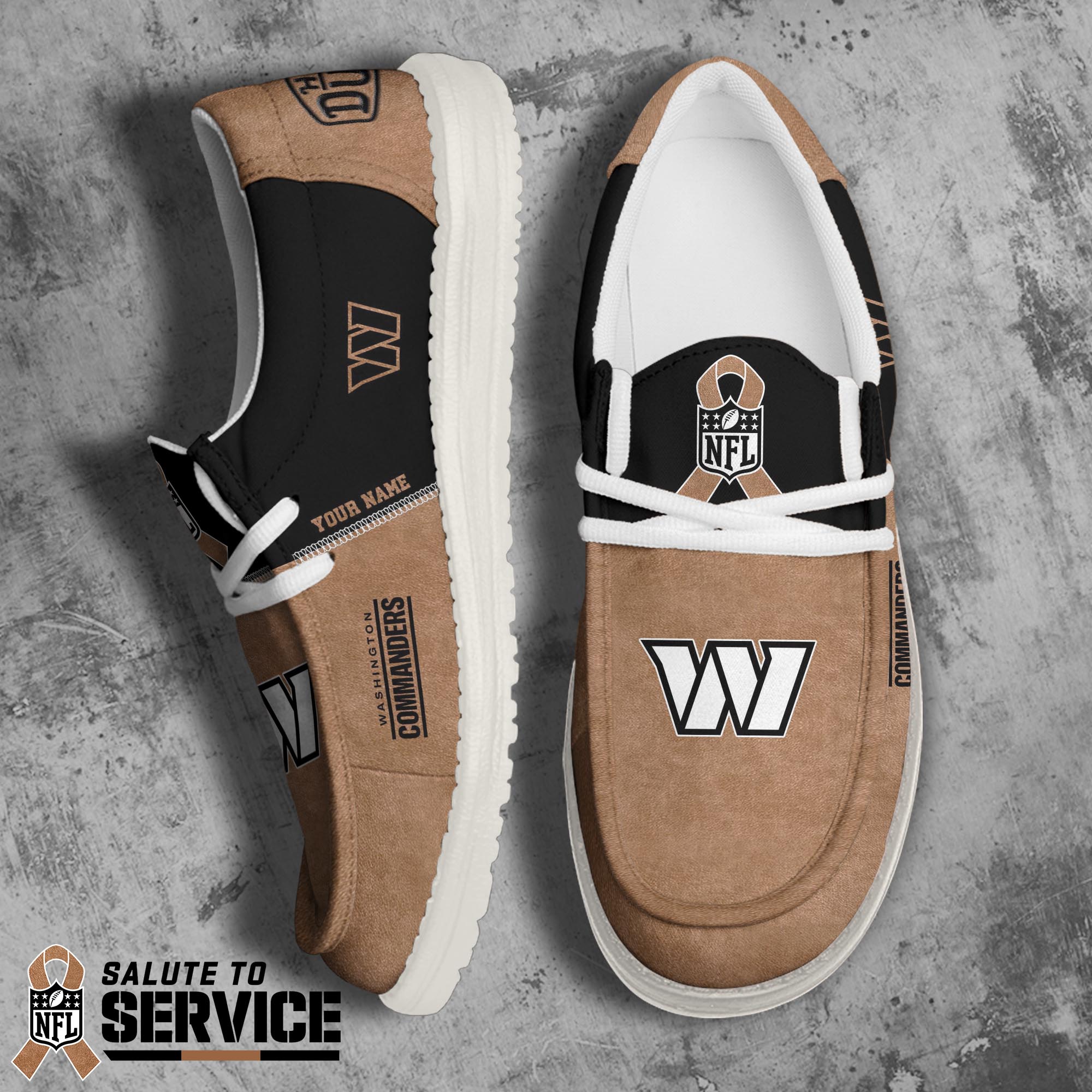 Washington Commanders Lace Up Loafers 2026