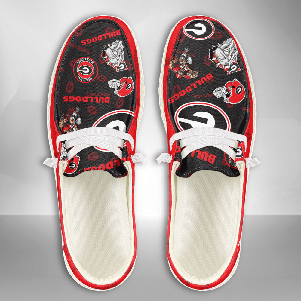 Georgia Bulldogs Lace Up Loafers 2026