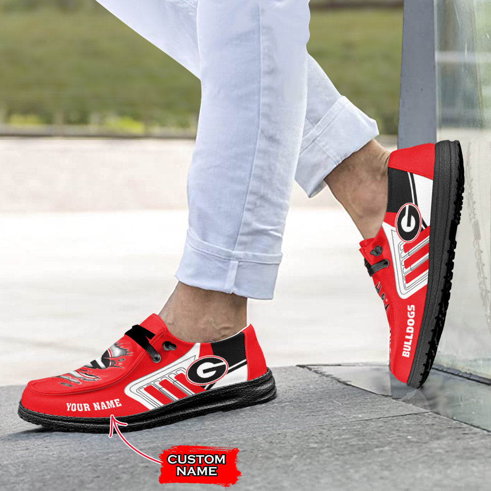 Georgia Bulldogs Lace Up Loafers 2026