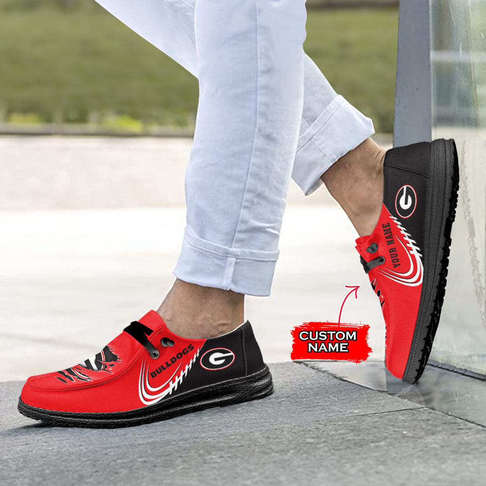 Georgia Bulldogs Lace Up Loafers 2026