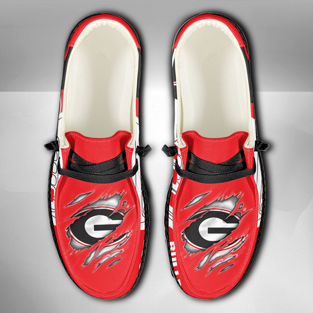 Georgia Bulldogs Lace Up Loafers 2026