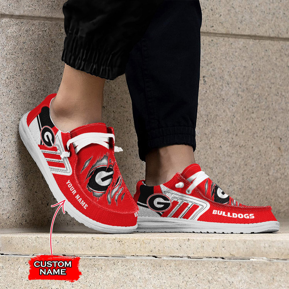 Georgia Bulldogs Lace Up Loafers 2026