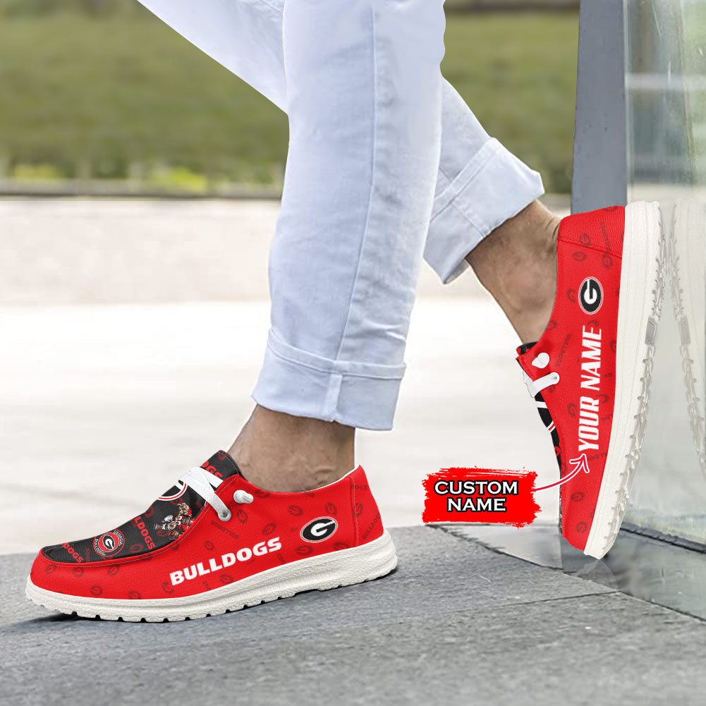 Georgia Bulldogs Lace Up Loafers 2026