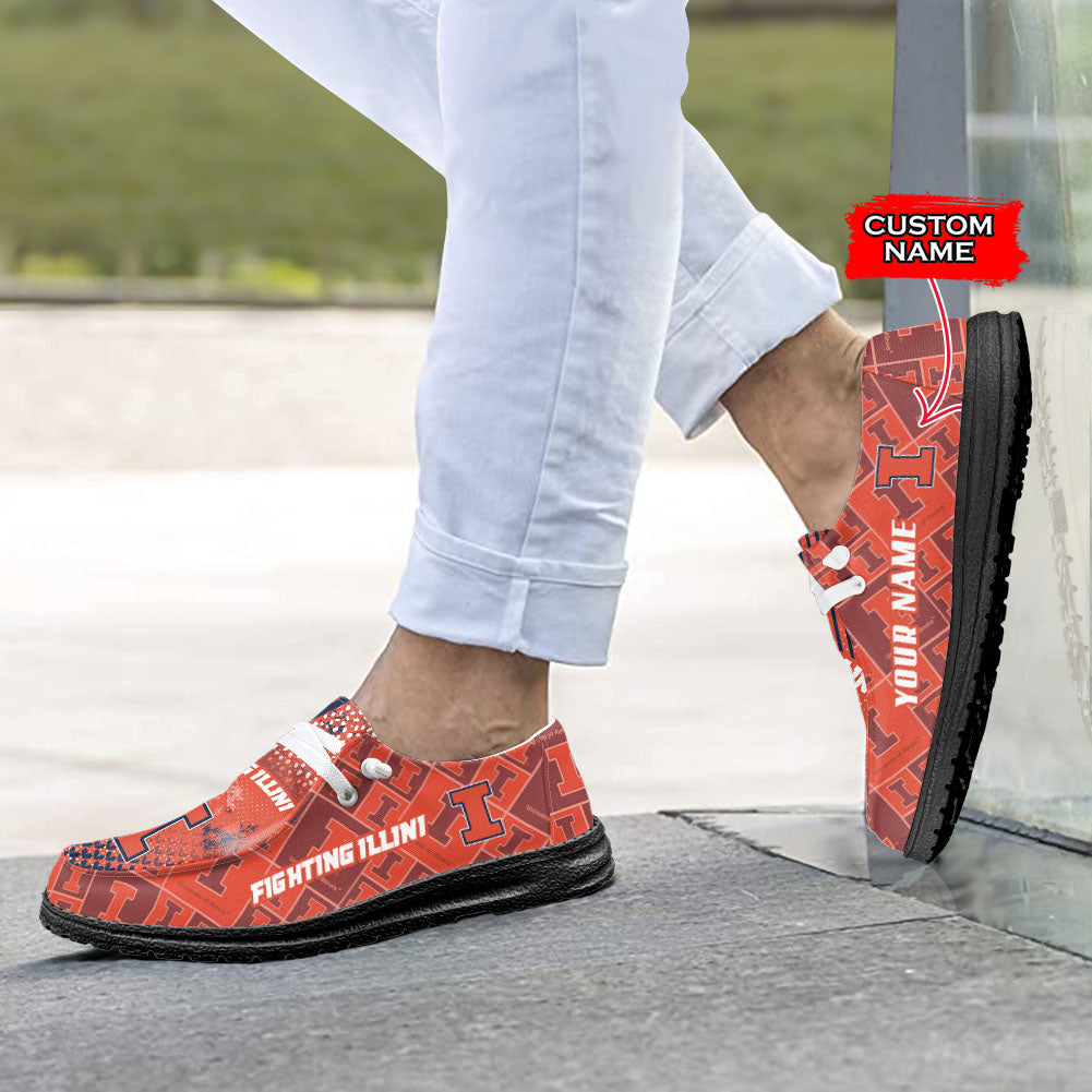 Illinois Fighting Illini Lace Up Loafers 2026