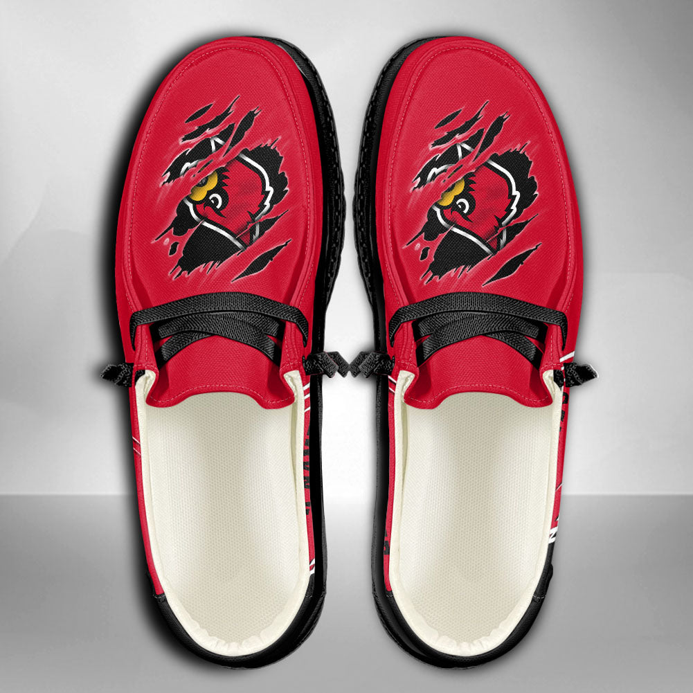 Louisville Cardinals Lace Up Loafers 2026