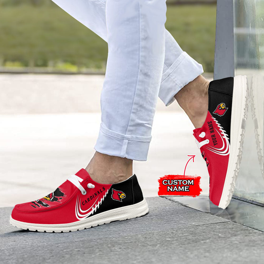Louisville Cardinals Lace Up Loafers 2026