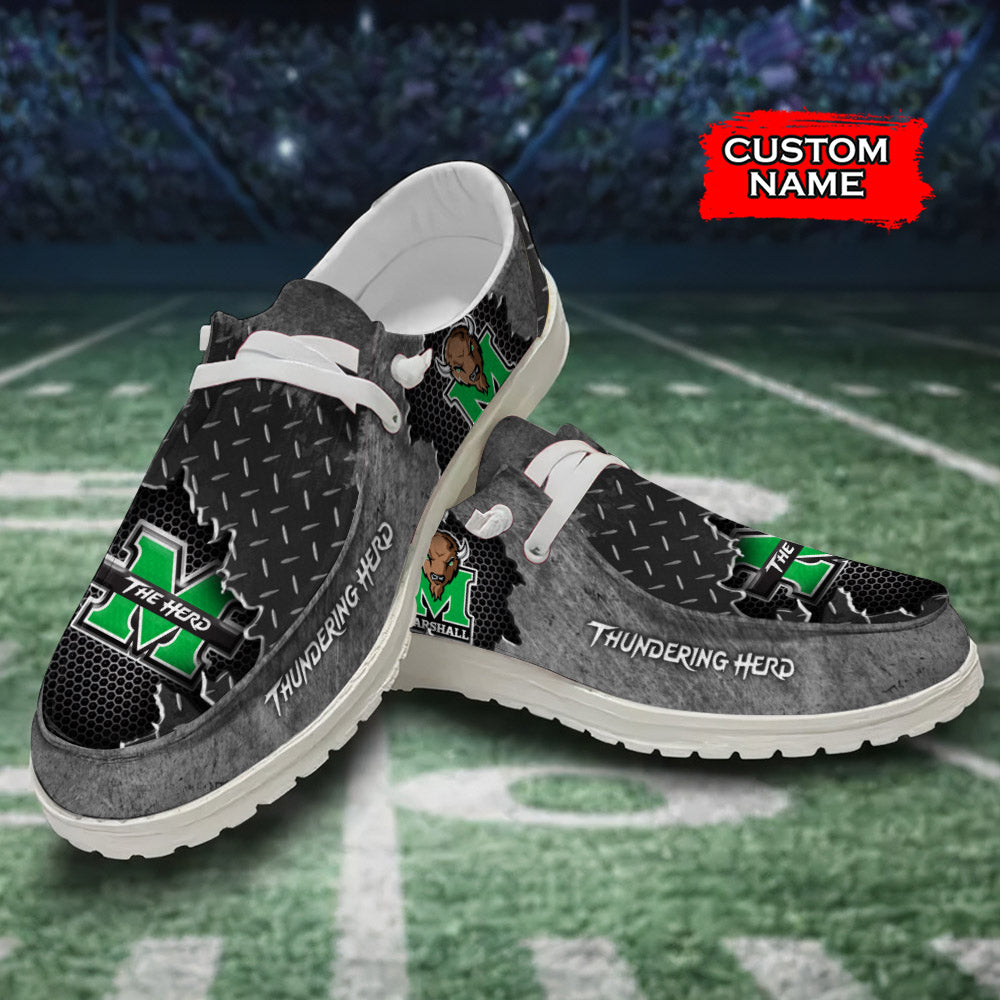 Marshall Thundering Herd Lace Up Loafers 2026