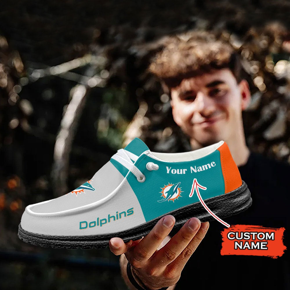 Miami Dolphins Lace Up Loafers 2026