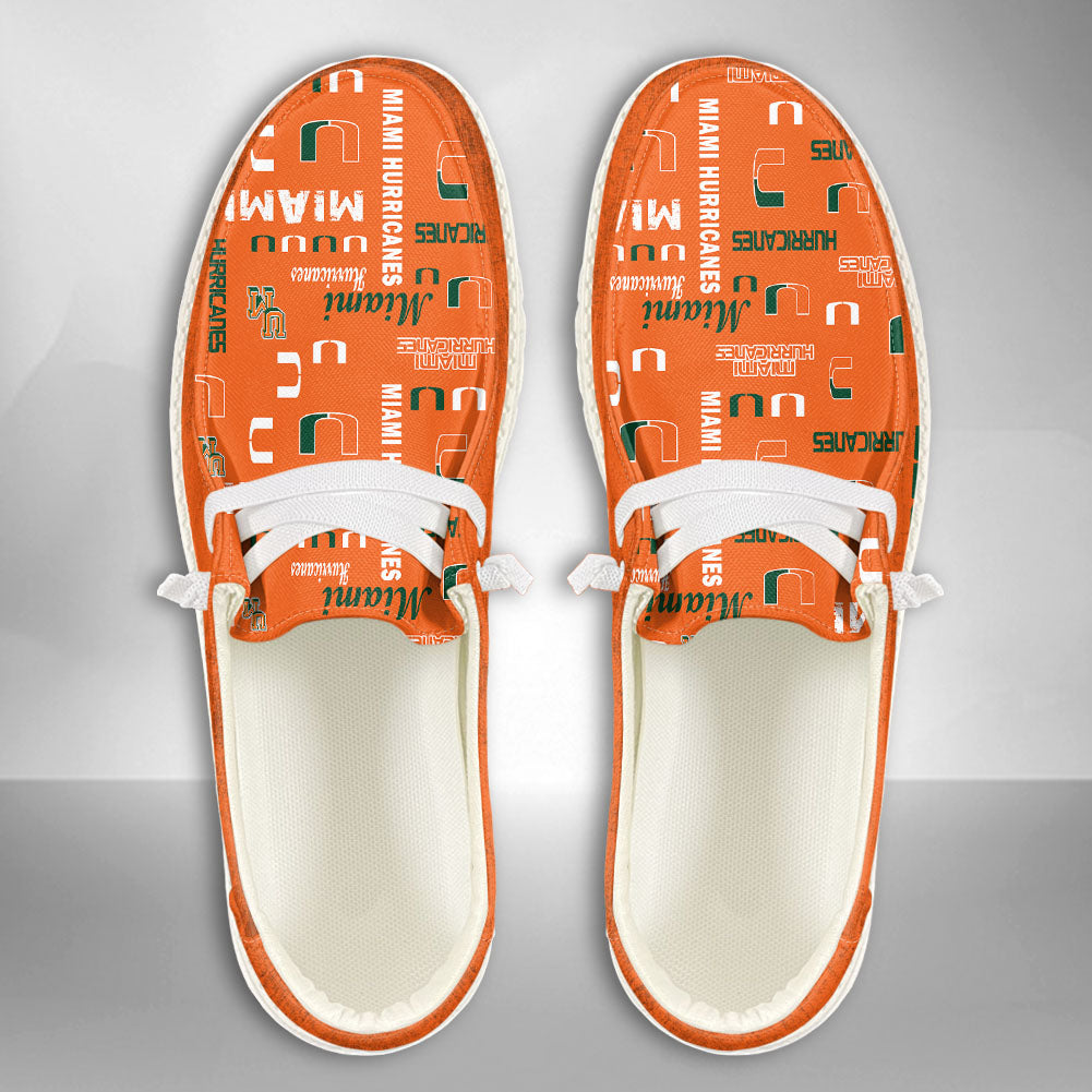 Miami Hurricanes Lace Up Loafers 2026