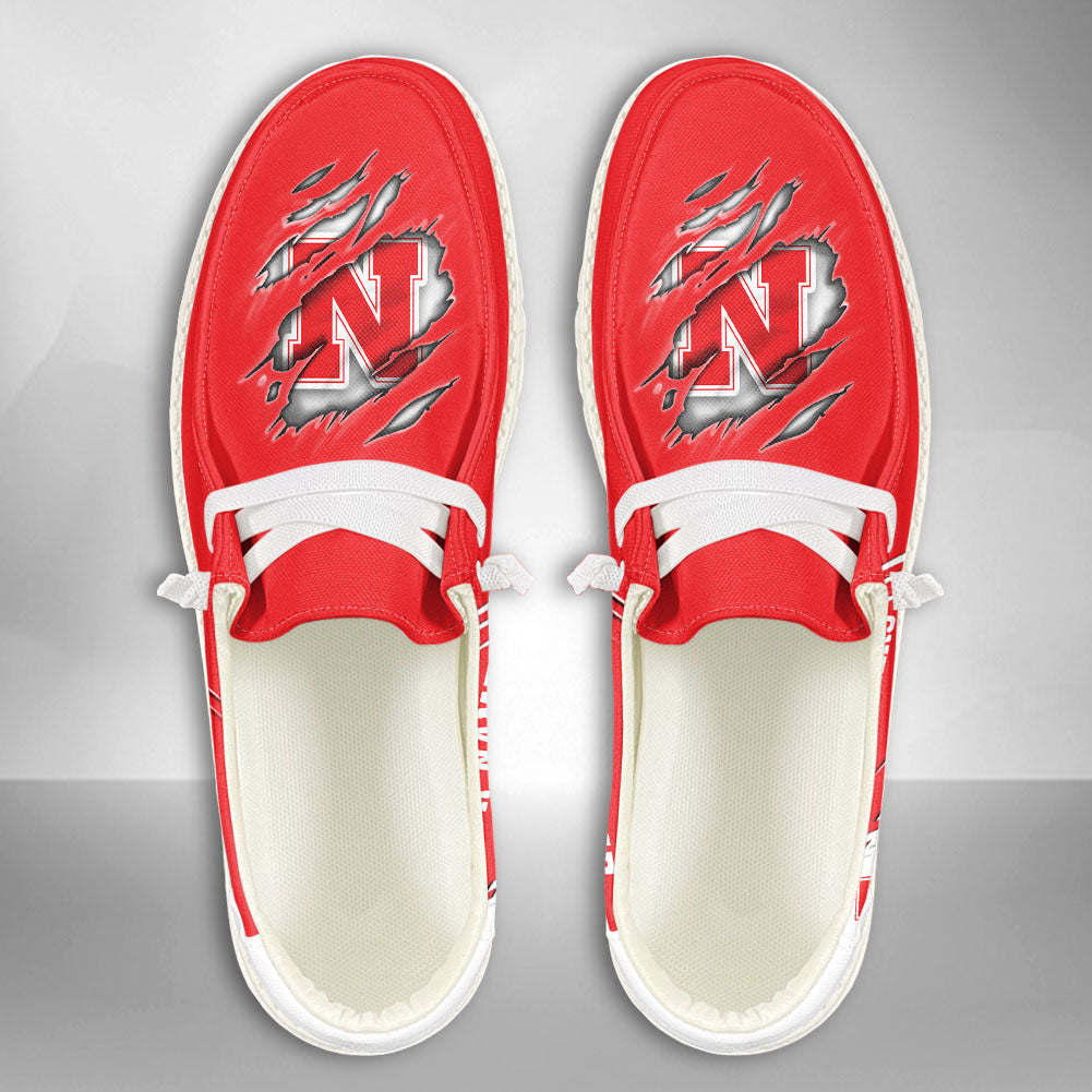 Nebraska Cornhuskers Lace Up Loafers 2026