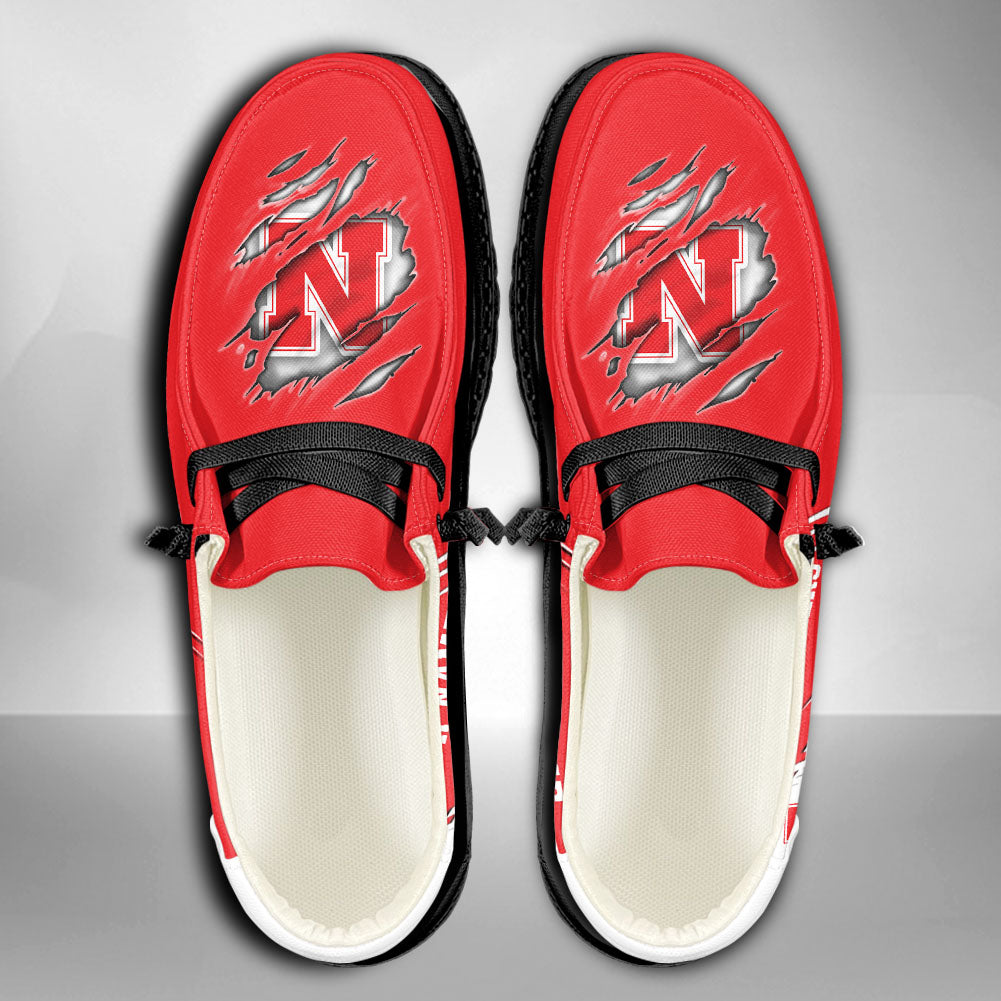 Nebraska Cornhuskers Lace Up Loafers 2026