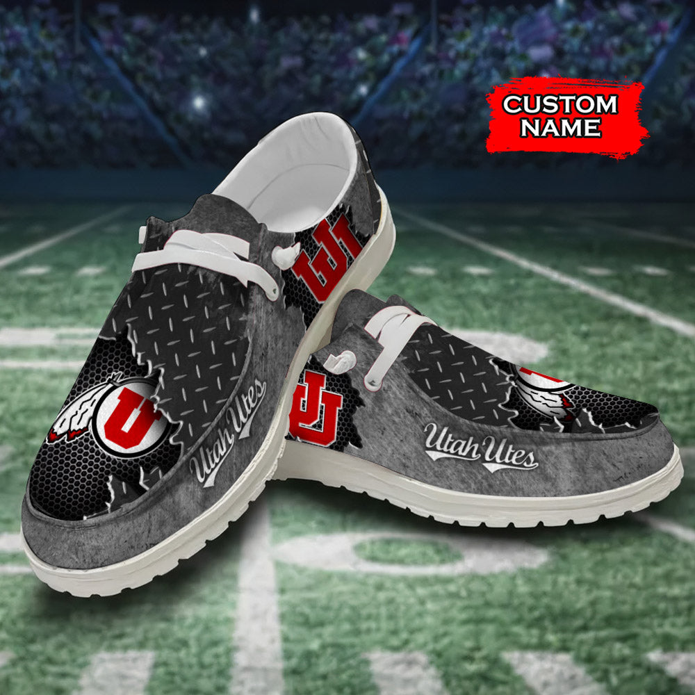 Utah Utes Lace Up Loafers 2026