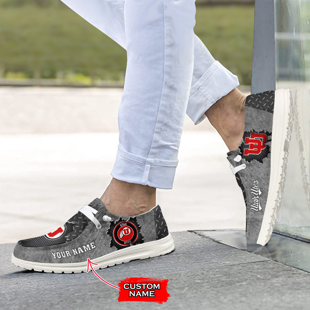 Utah Utes Lace Up Loafers 2026