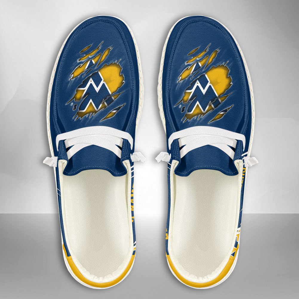 West Virginia Mountaineers Lace Up Loafers 2026
