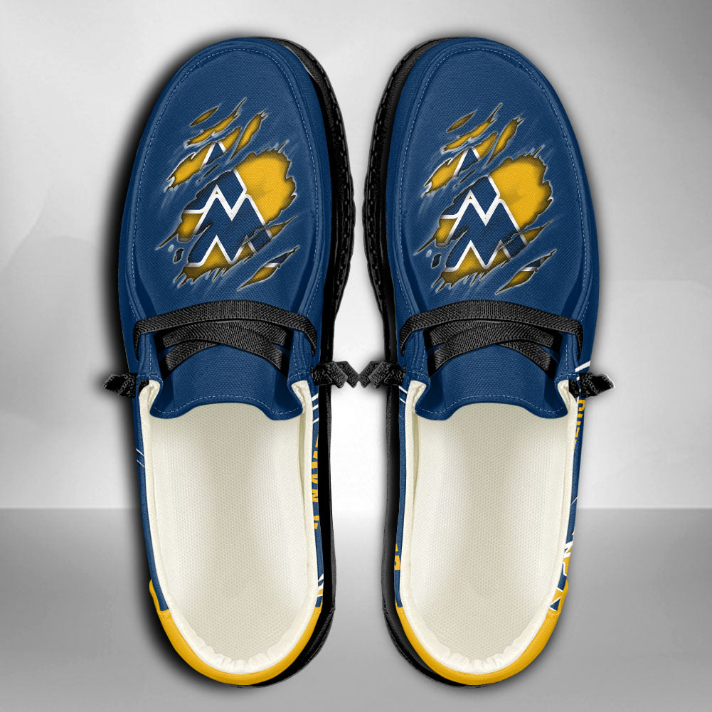 West Virginia Mountaineers Lace Up Loafers 2026
