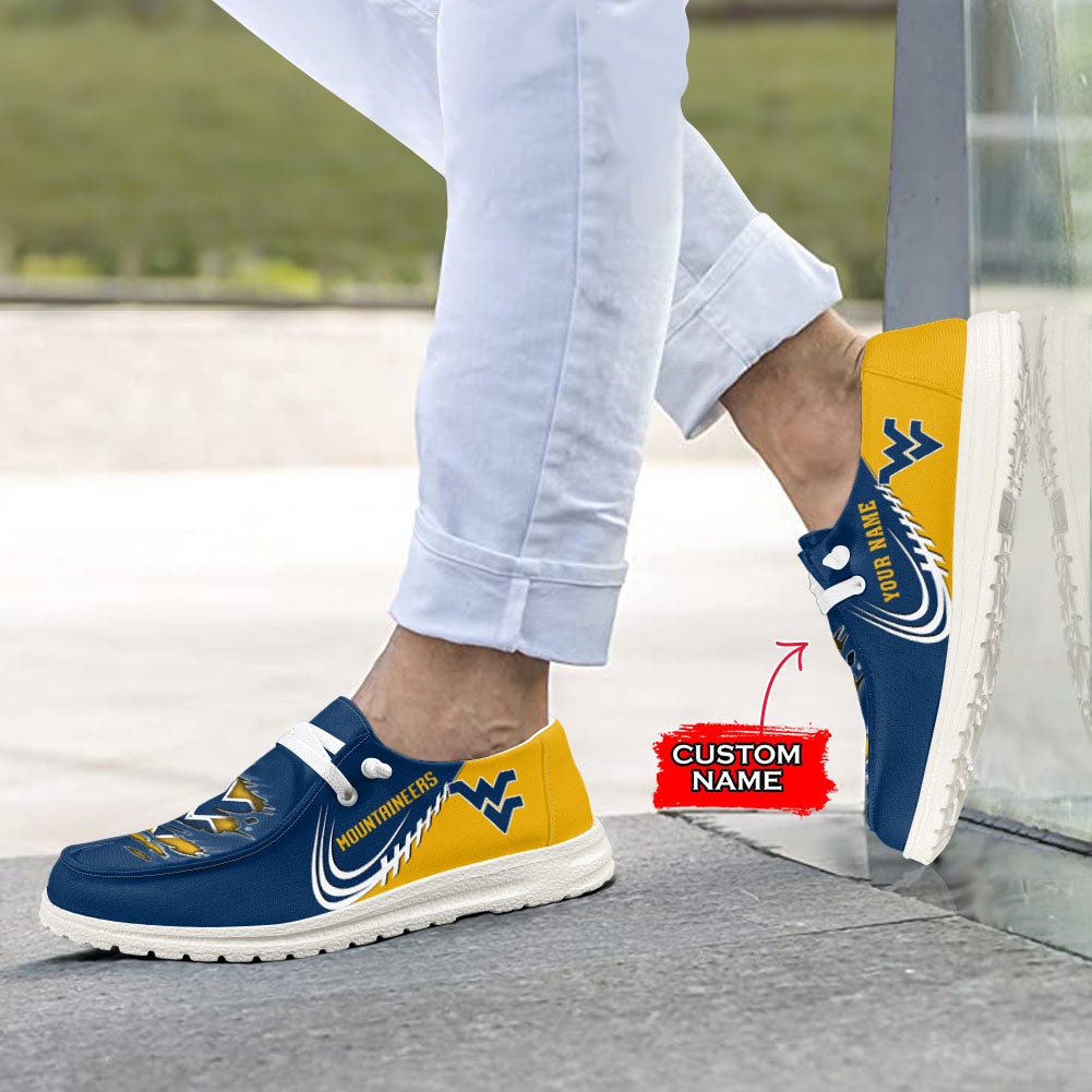 West Virginia Mountaineers Lace Up Loafers 2026
