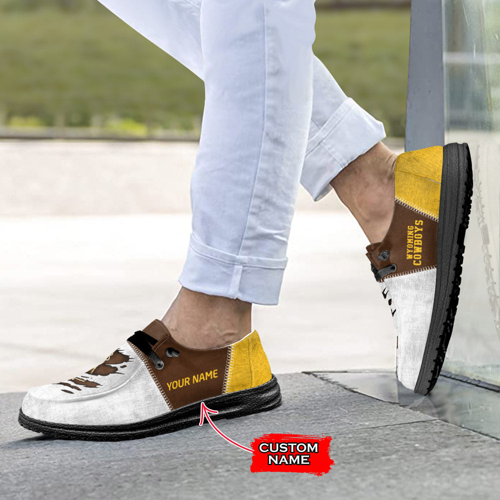 Wyoming Cowboys Lace Up Loafers 2026