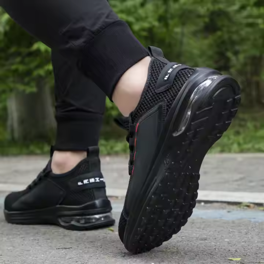 Invincible – Breathable Steel Toe Safety Shoes for Work & Construction | Lightweight & Slip-Resistant | OrthoHike
