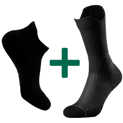 3-Pack Anti-Fatigue Bamboo Compression Sock Ankle/Crew