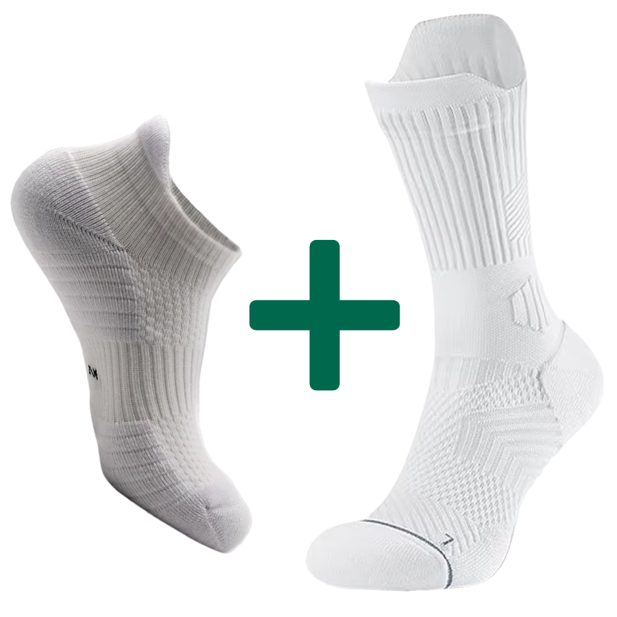 3-Pack Anti-Fatigue Bamboo Compression Sock Ankle/Crew