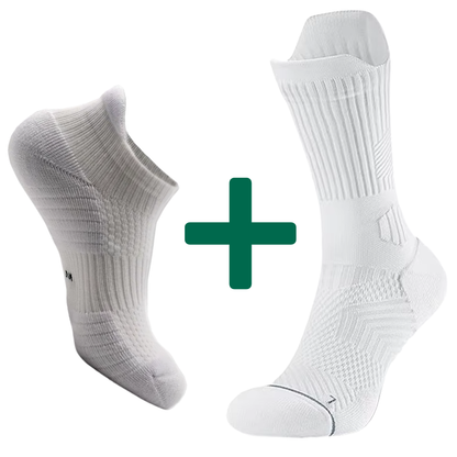 3-Pack Anti-Fatigue Bamboo Compression Sock Ankle/Crew