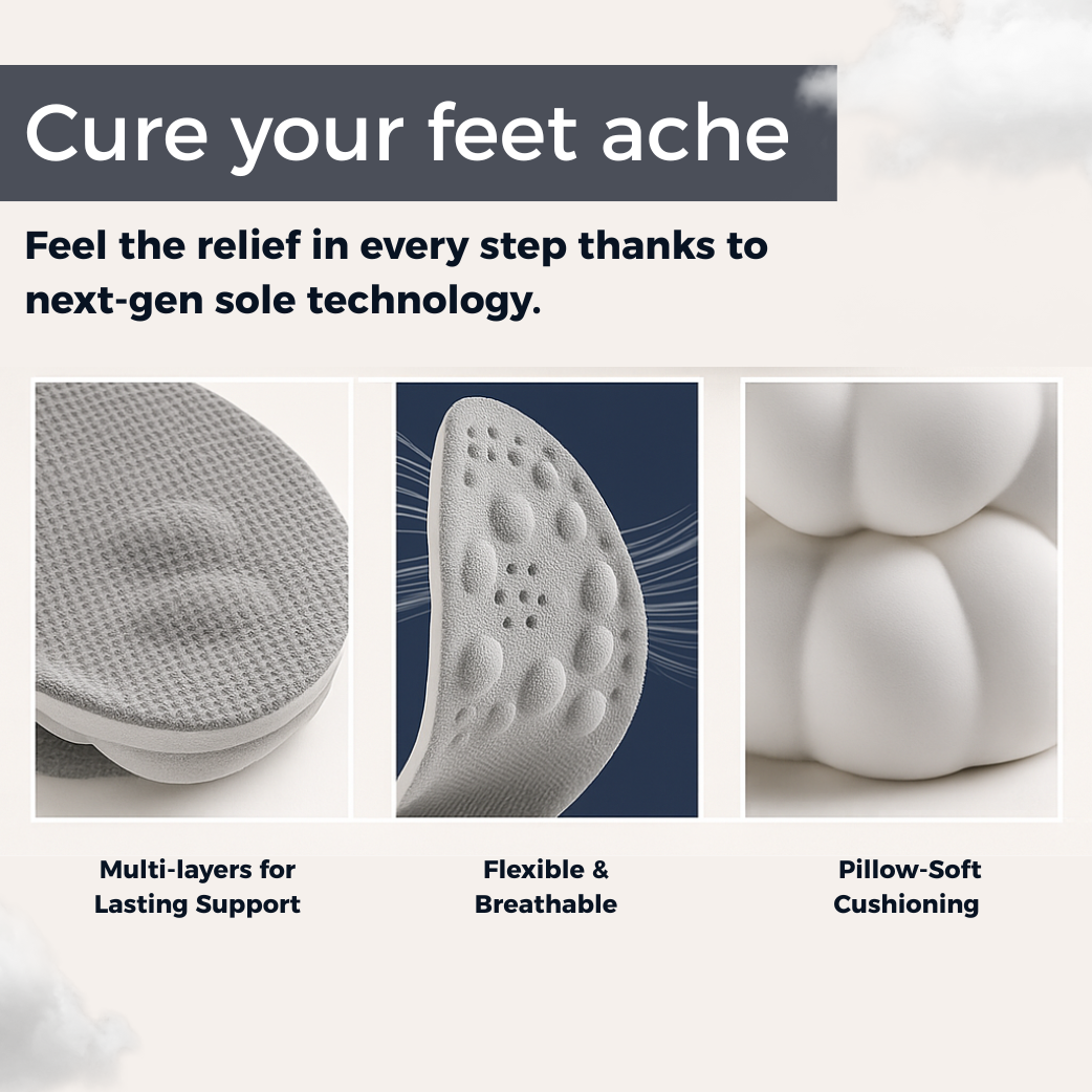 Orthopedic insoles - Immediate relief and comfort for your feet 