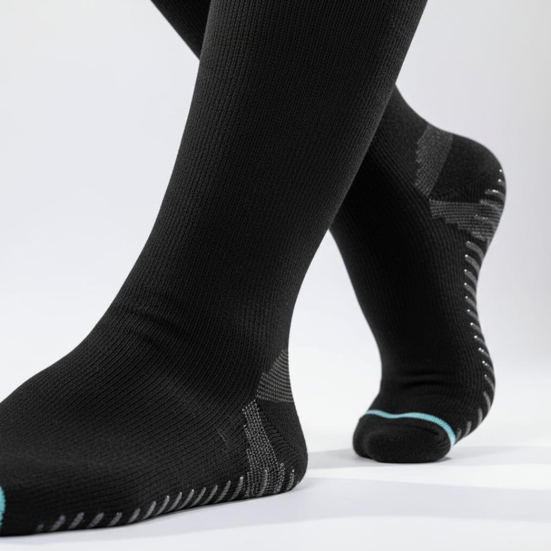 Premium Bamboo Compression Socks with Grip