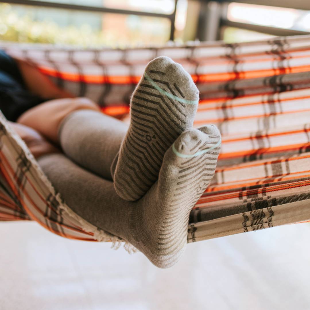 Premium Bamboo Compression Socks with Grip