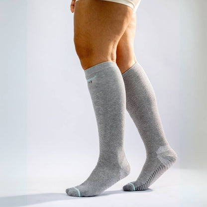 Premium Bamboo Compression Socks with Grip