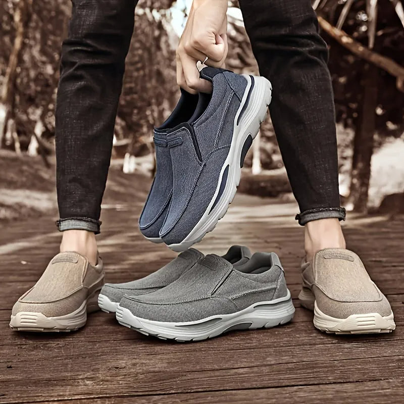 Orthopedic Casual Walking Shoes for Men - Comfortable Breathable with Arch Support OrthoHike