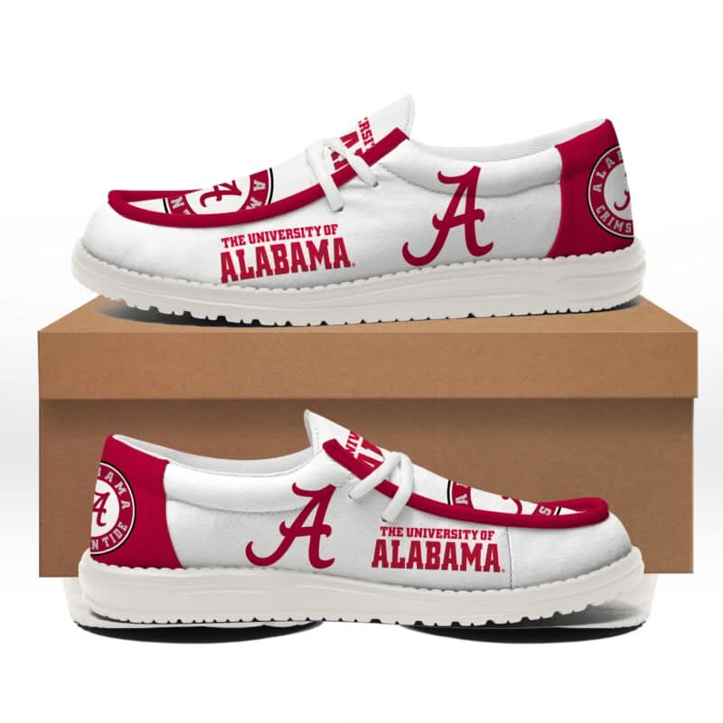 Alabama Crimson Tide Lace Up Loafers 2026