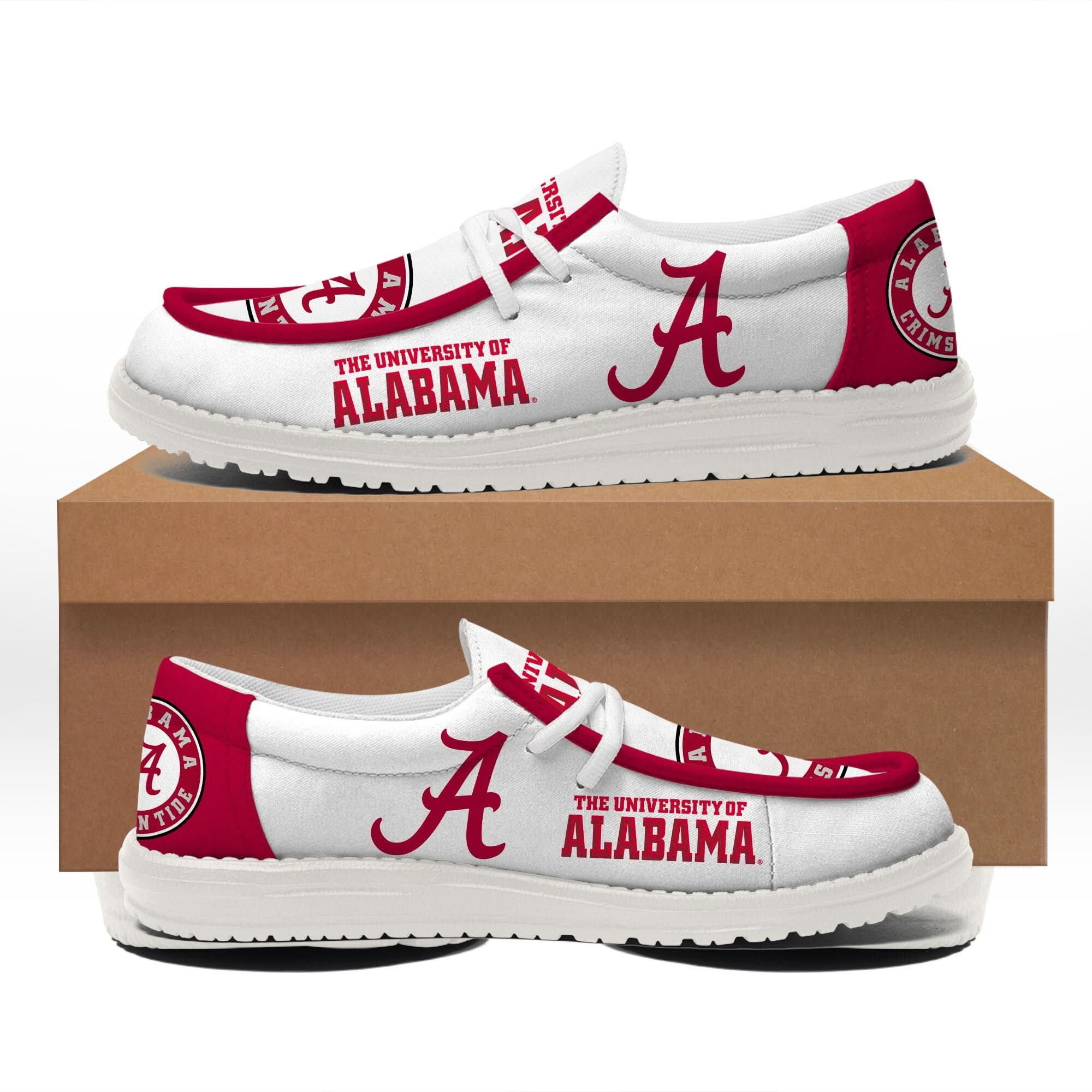 Alabama Crimson Tide Lace Up Loafers 2026